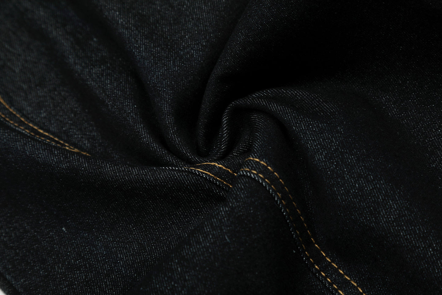 Gingham Tie Barrel Baggy Jeans - Sculptural Gingham Detail Denim | LuxuryUrbanwear - Luxuryurbanwear