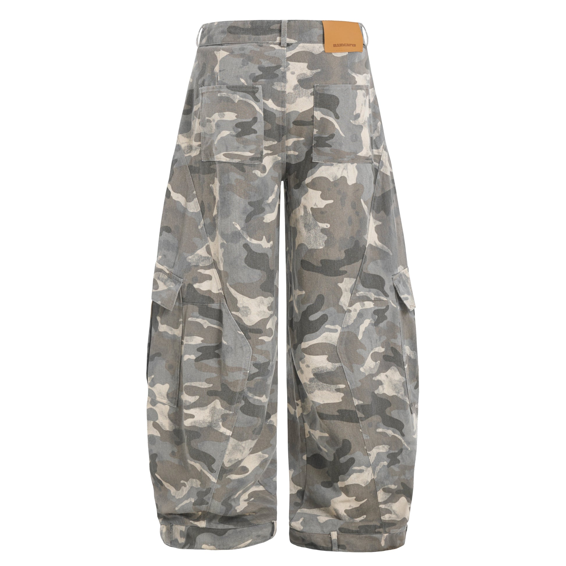 Tactical Camo Baggy Jeans - Gorpcore Utility Streetwear | LuxuryUrbanwear - Luxuryurbanwear