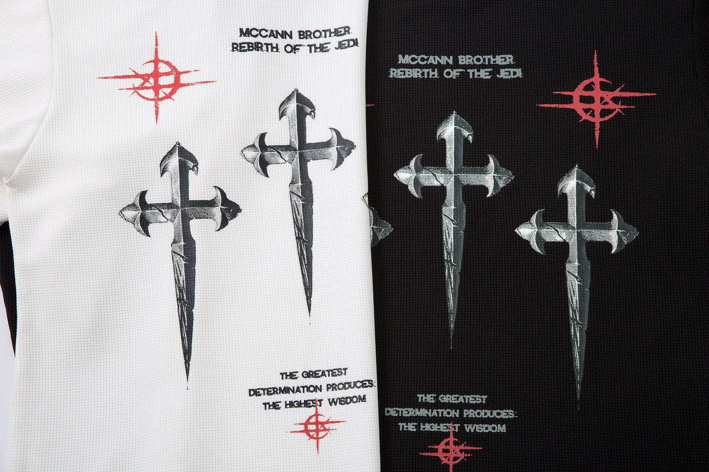 Gothic Cross Print | Graphic Sweatshirt - Luxuryurbanwear