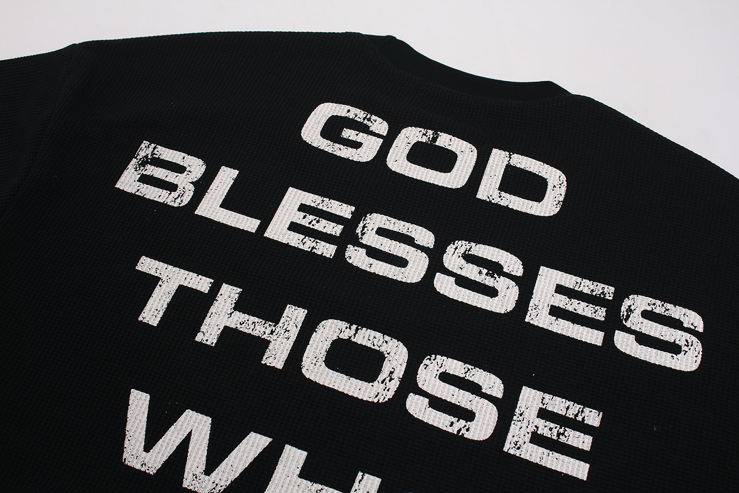 Distressed Cross Graphic | Punk Sweatshirt - Luxuryurbanwear