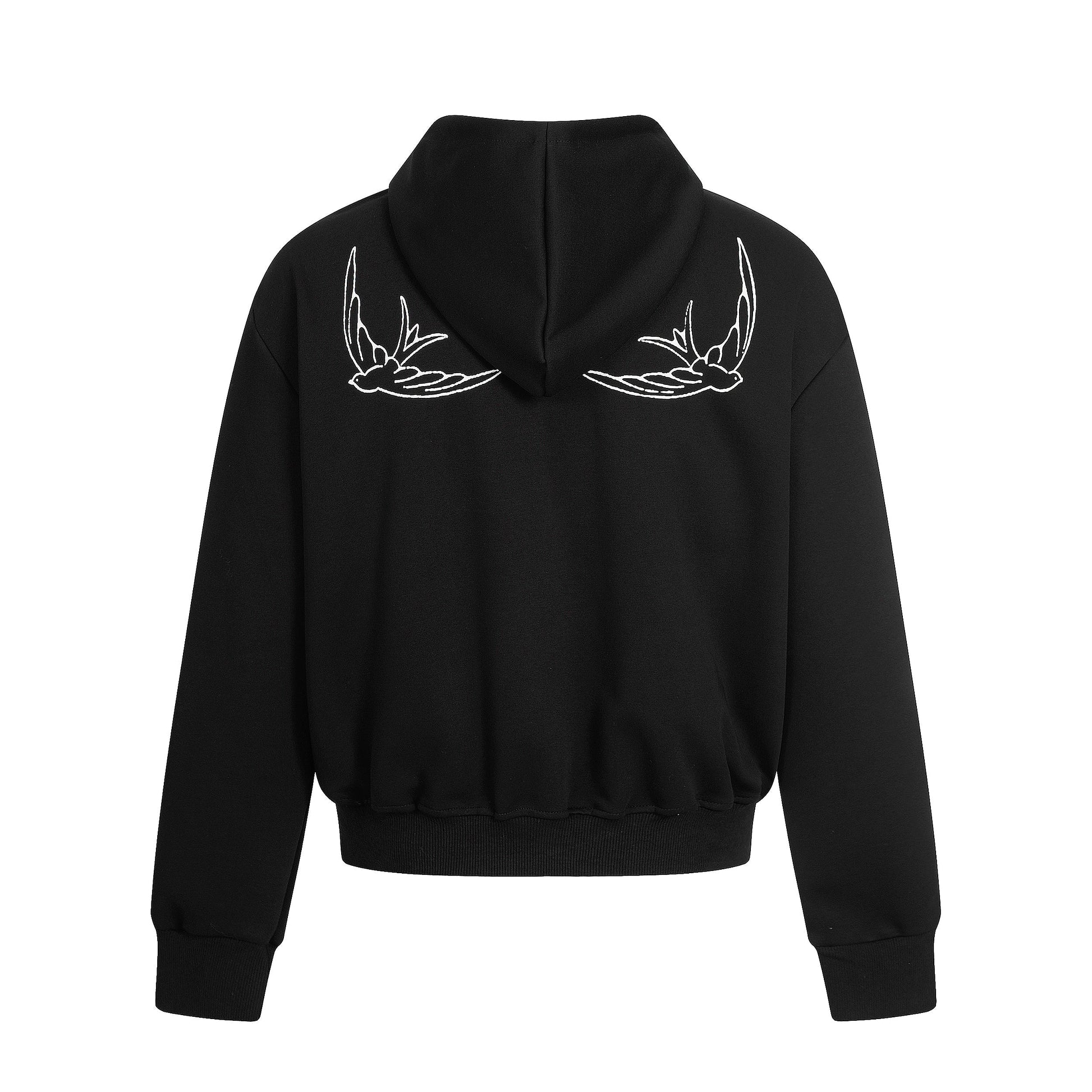 Doves Hope | Oversized Zip Up Hoodie - Luxuryurbanwear