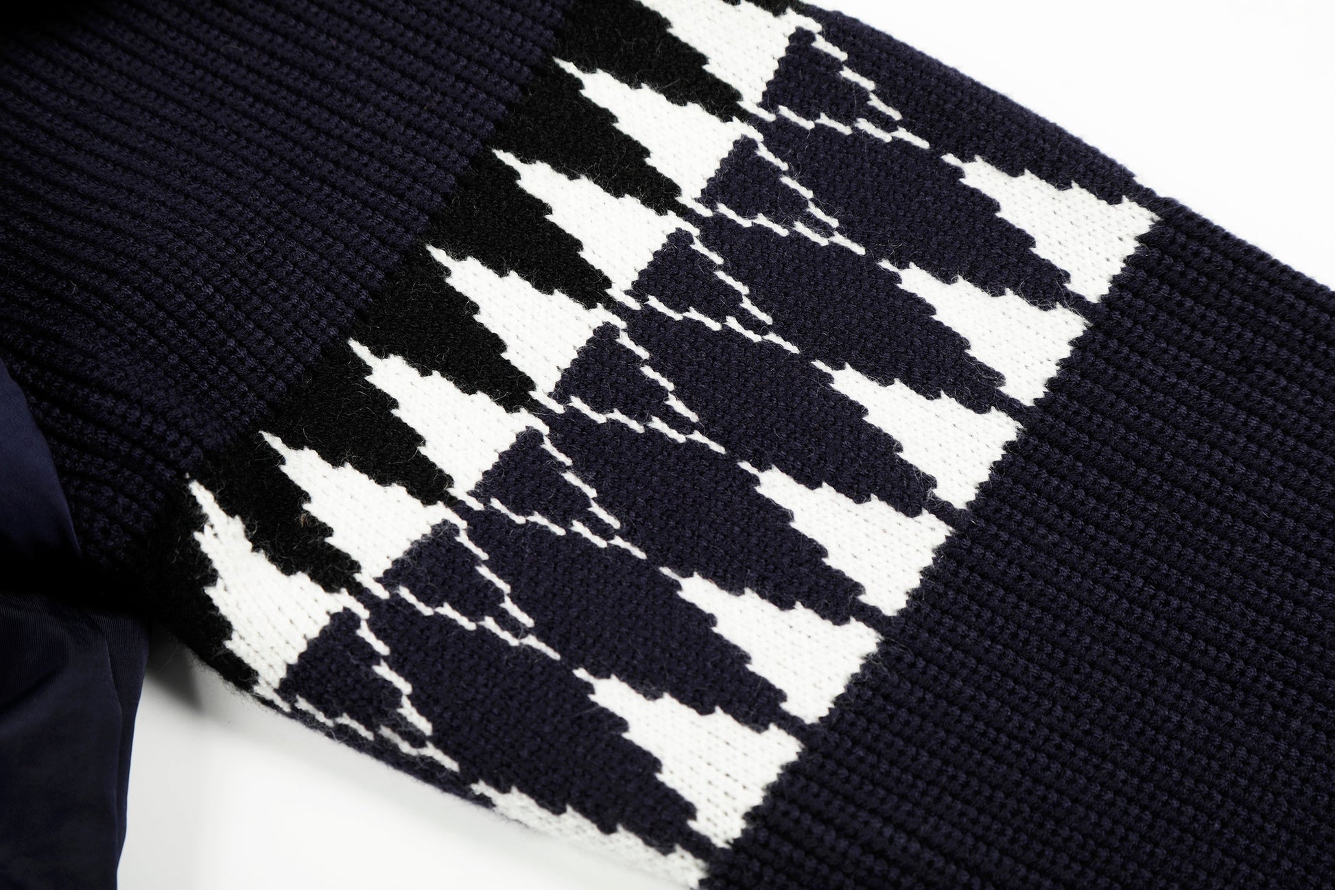Knit Contrast | Fleece Hooded Jacket - Luxuryurbanwear