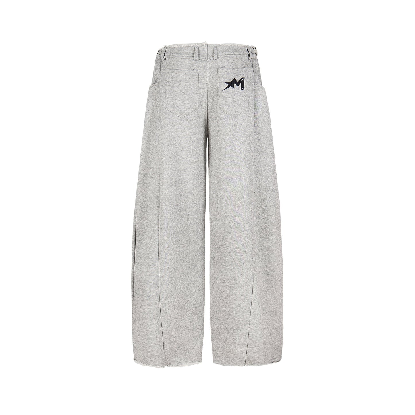 Starry Gleam | Wide-Leg Fleece Trousers - Luxuryurbanwear