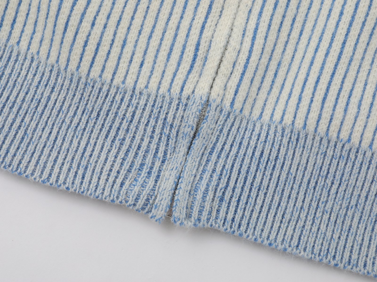 Dog Scarf Knit | Fluffy Pup Sweater with 3D Stripe Detail - Luxuryurbanwear