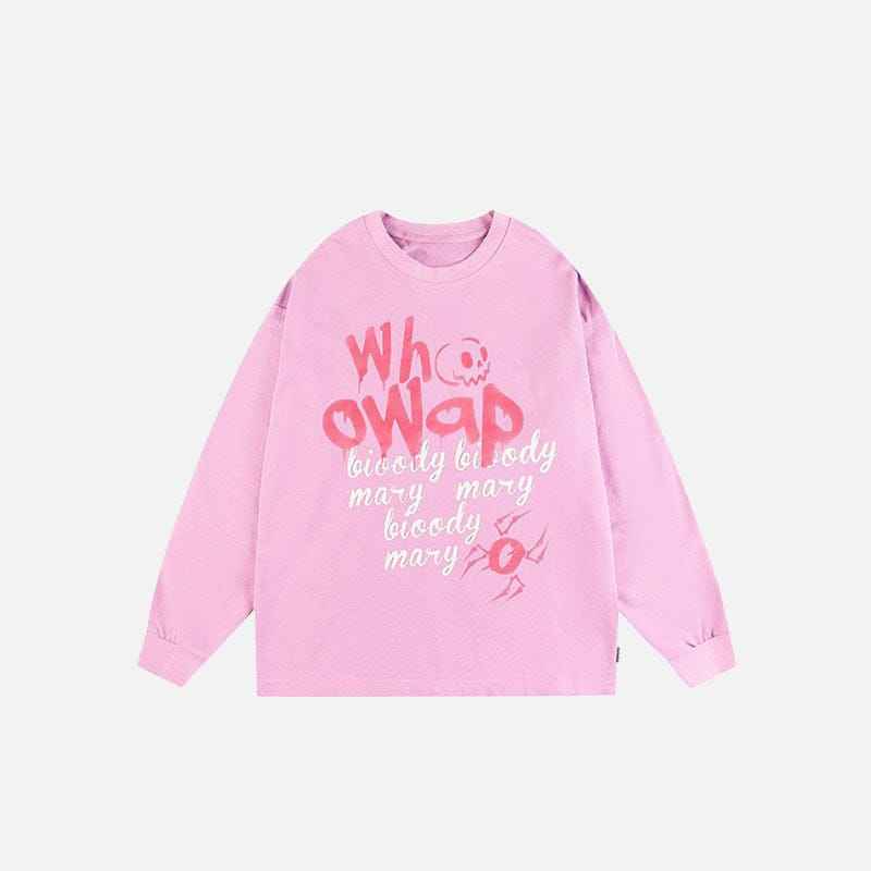 Sweat Pink Letter