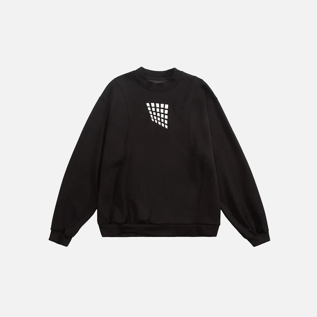 Spring Stylish Embroidered Round Neck Sweatshirt - Luxuryurbanwear