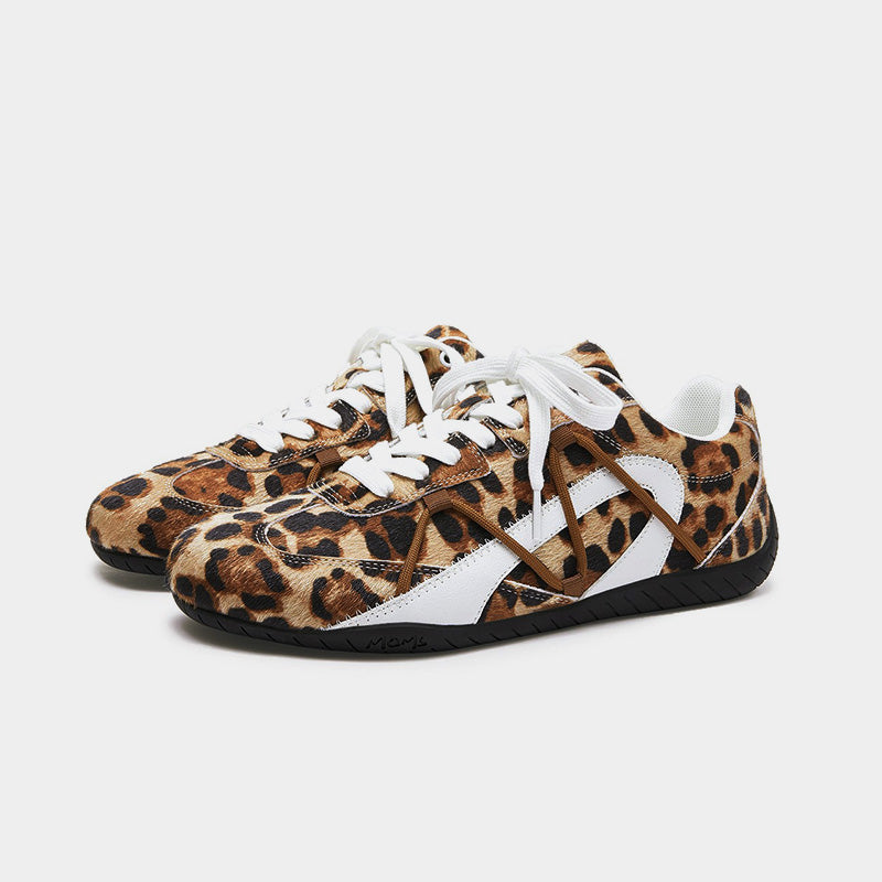 Leopard | Retro Multi-Color Sneakers - Luxuryurbanwear