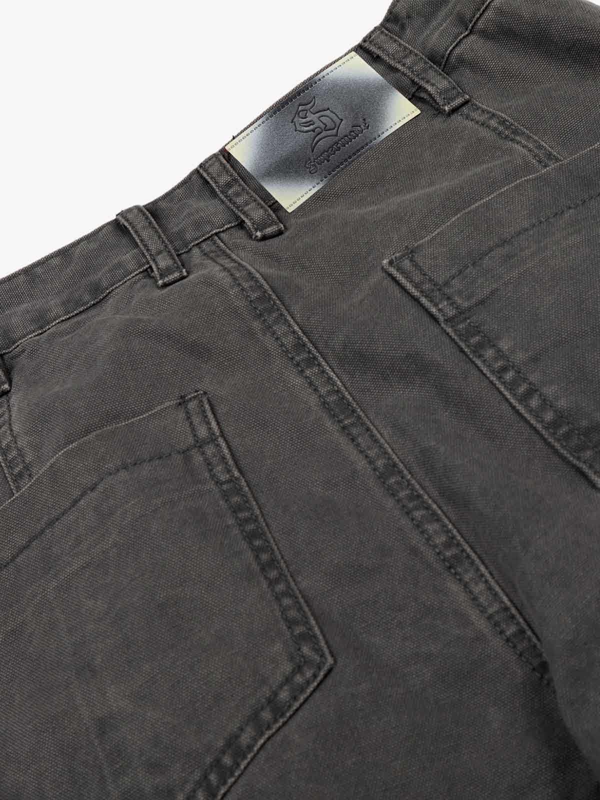 High Waist Button Fly Curved Seam Washed Jeans - Luxuryurbanwear