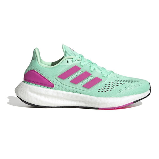 adidas Womens Pureboost 22 Sneaker Pulse Mint/Lucid Fuchsia/White 6