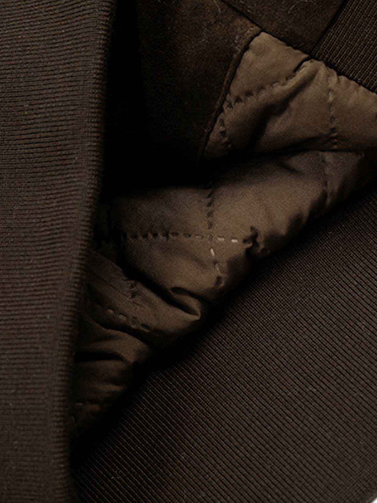 Utility Faux Shearling Collar Suede Look Zip Up Jacket