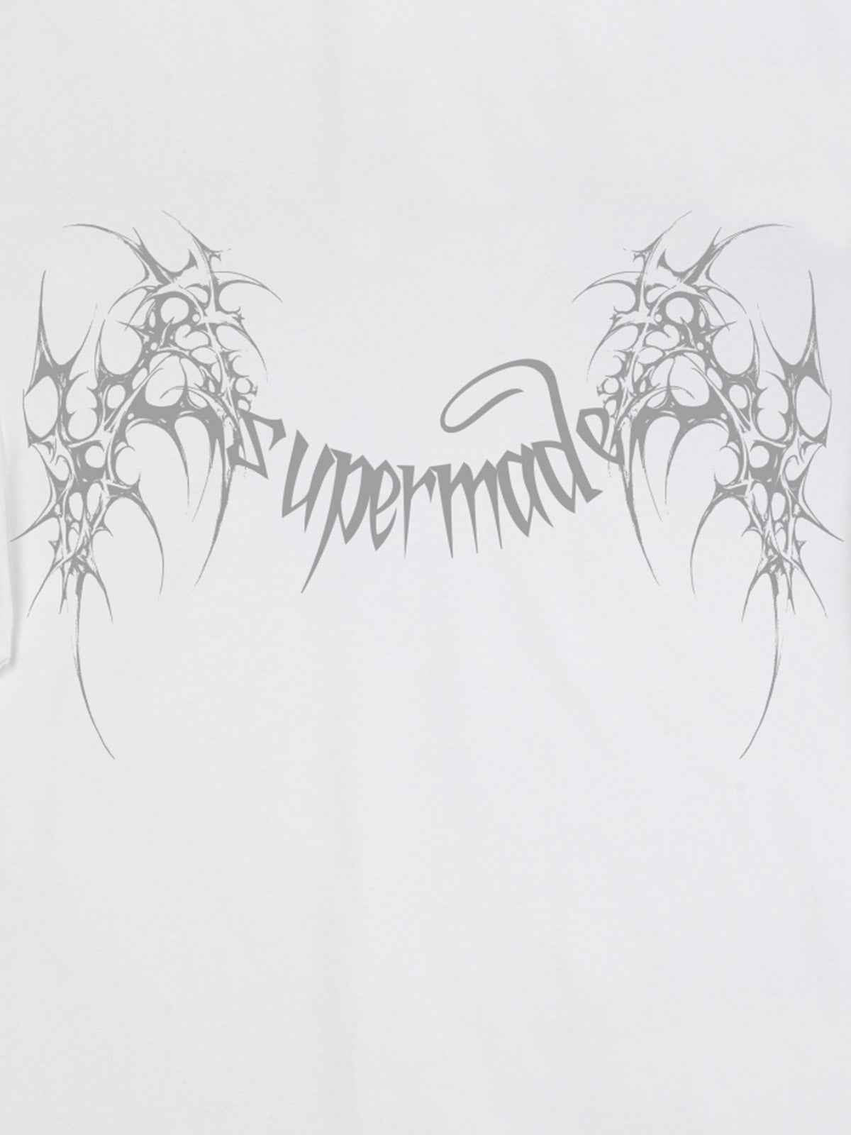 SUPM Gothic Sharp Letter Graphic T-Shirt
