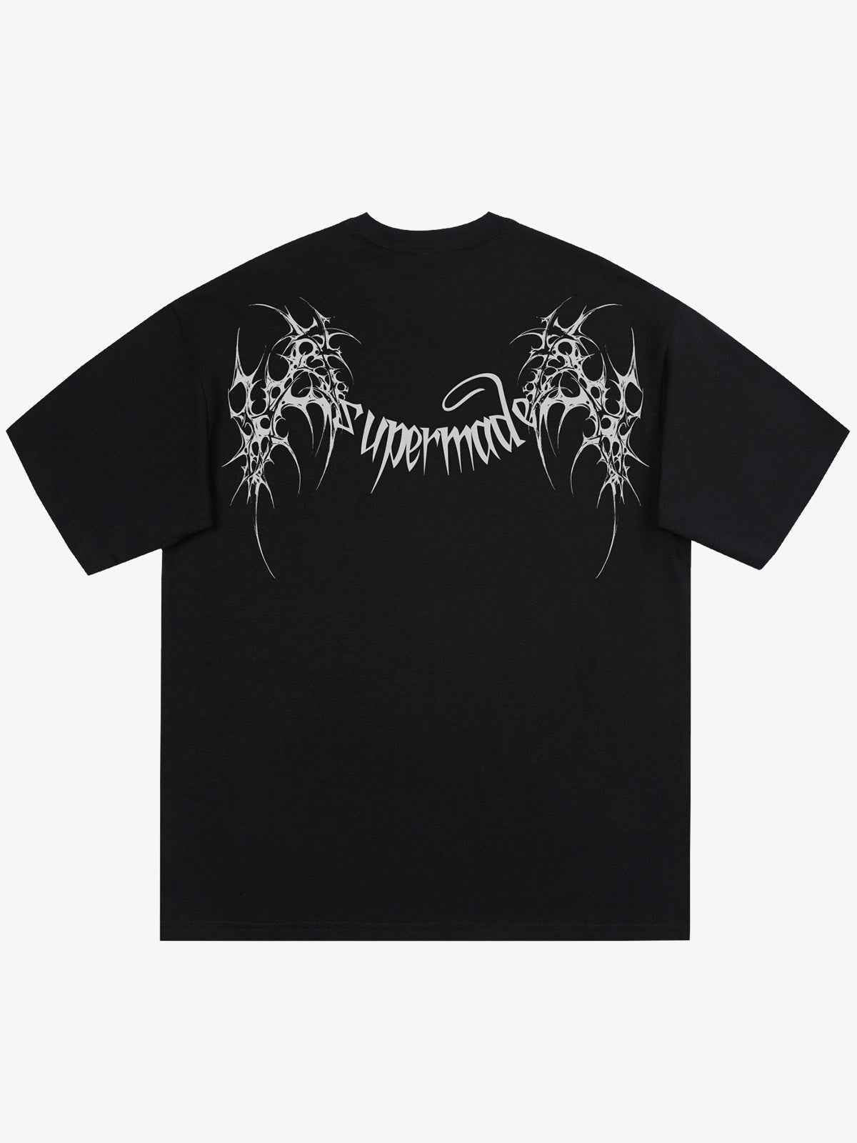 SUPM Gothic Sharp Letter Graphic T-Shirt