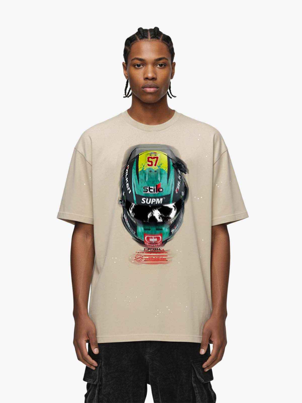 Racing Helmet Graphic T-Shirt
