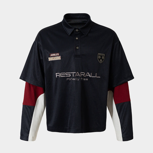 Retro Blocking Patchwork | Racing Sweatshirt - Luxuryurbanwear