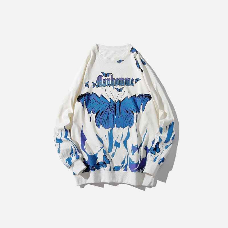 Sweat Butterfly Blue