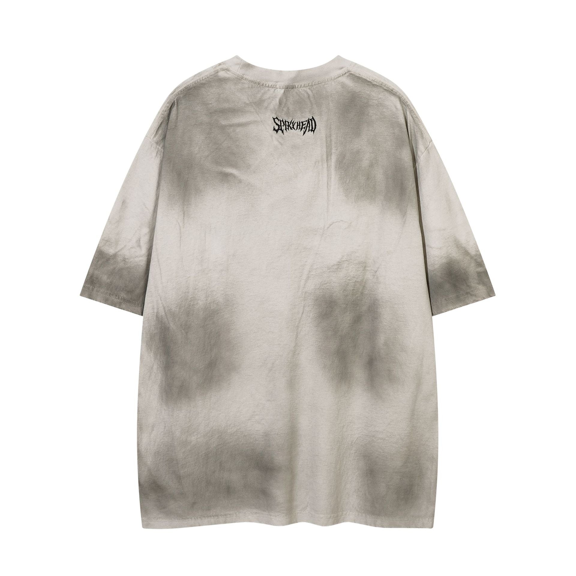 Spikyhead Tie-Dye T-Shirt - Dark Psychedelic Graphic Streetwear Tee | LuxuryUrbanwear - Luxuryurbanwear