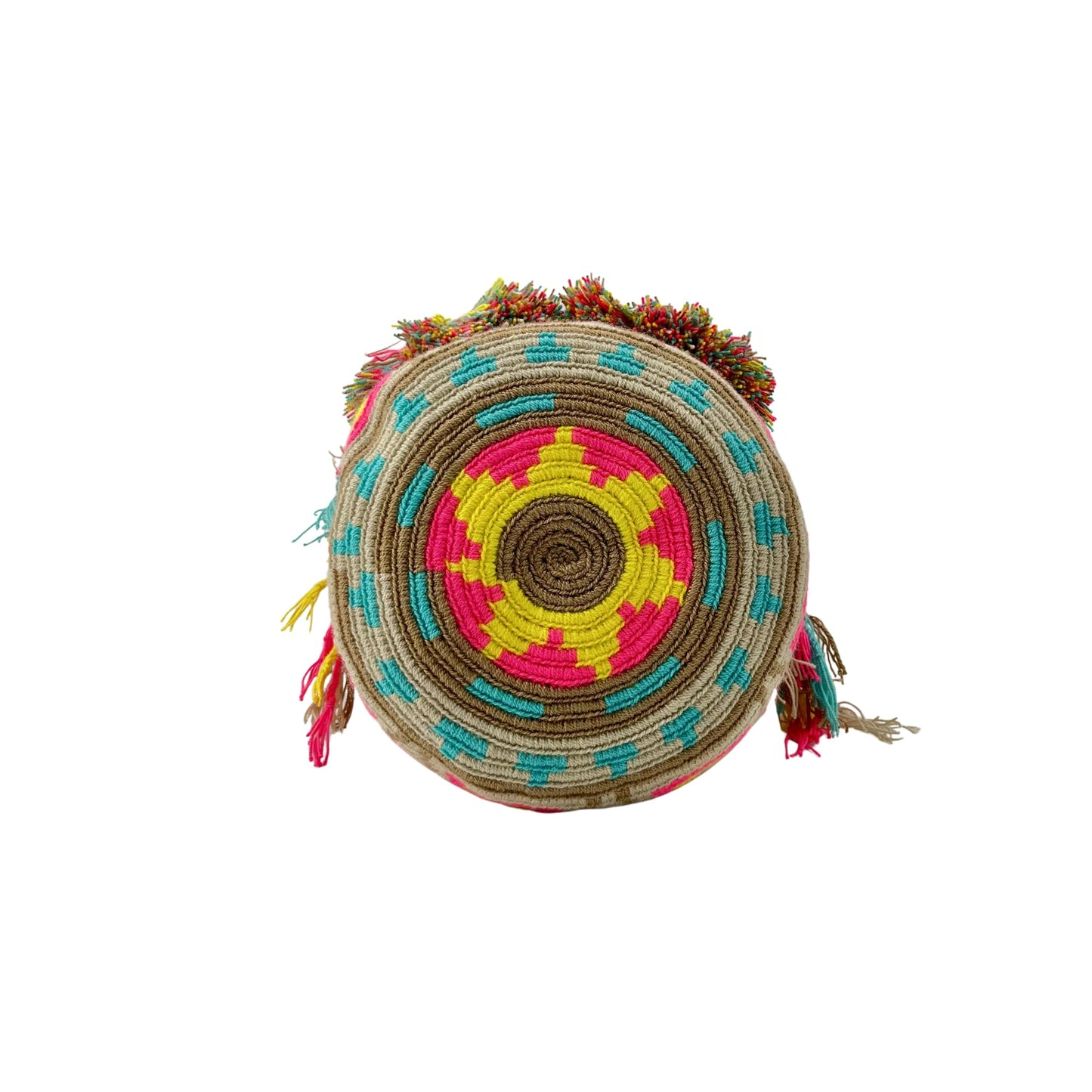 Authentic Wayuu Bag - Large Handmade Colombian Mochila - Handwoven Tribal Crossbody Shoulder Bag for Women - Unique