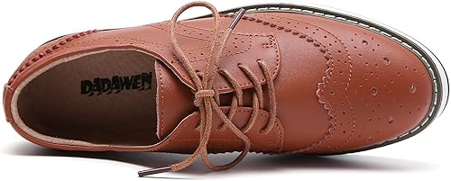 LUW Striped Platform Oxford Shoes Woman