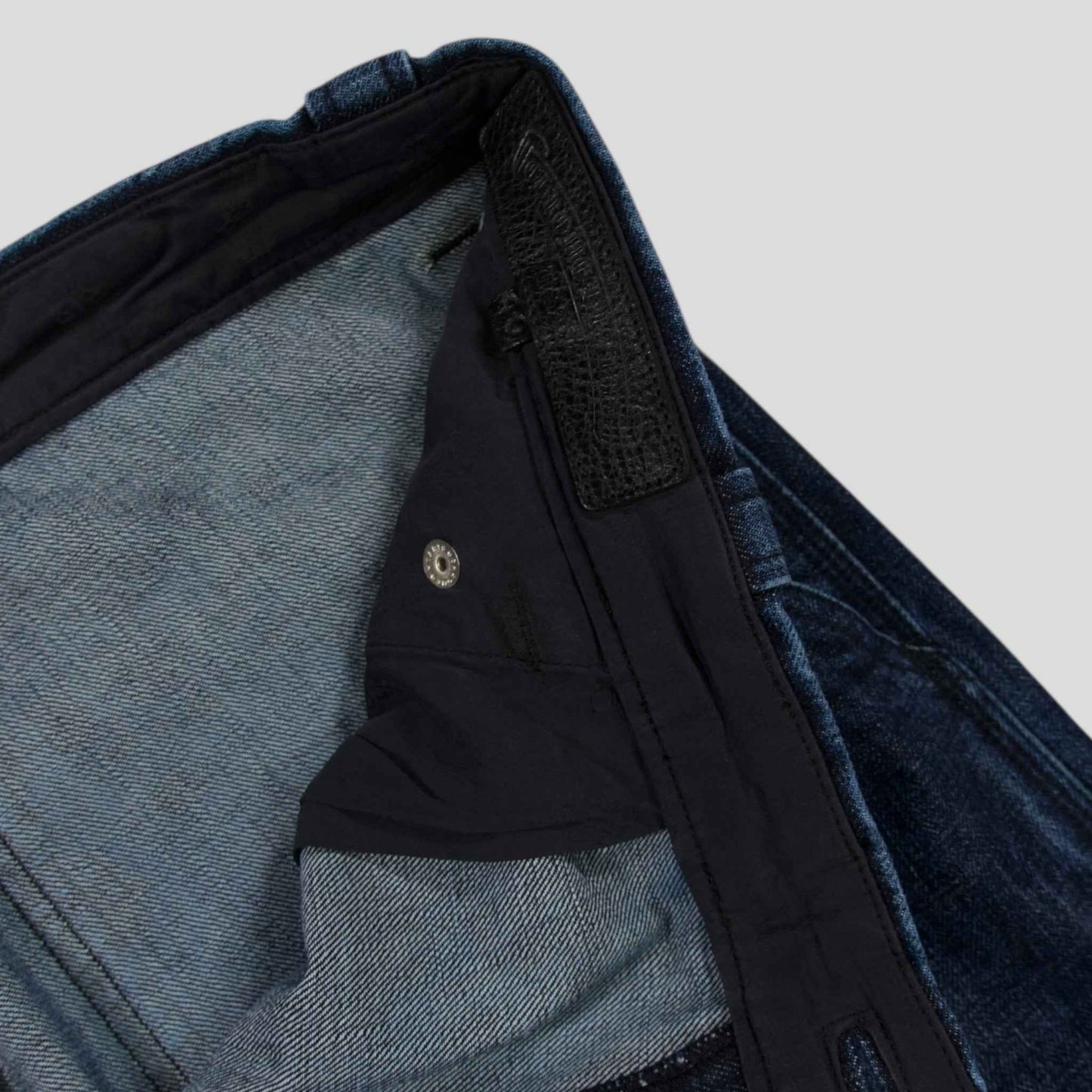 Chrome Hearts Double Turbo Diesel Carpenter Pants in Dark Wash