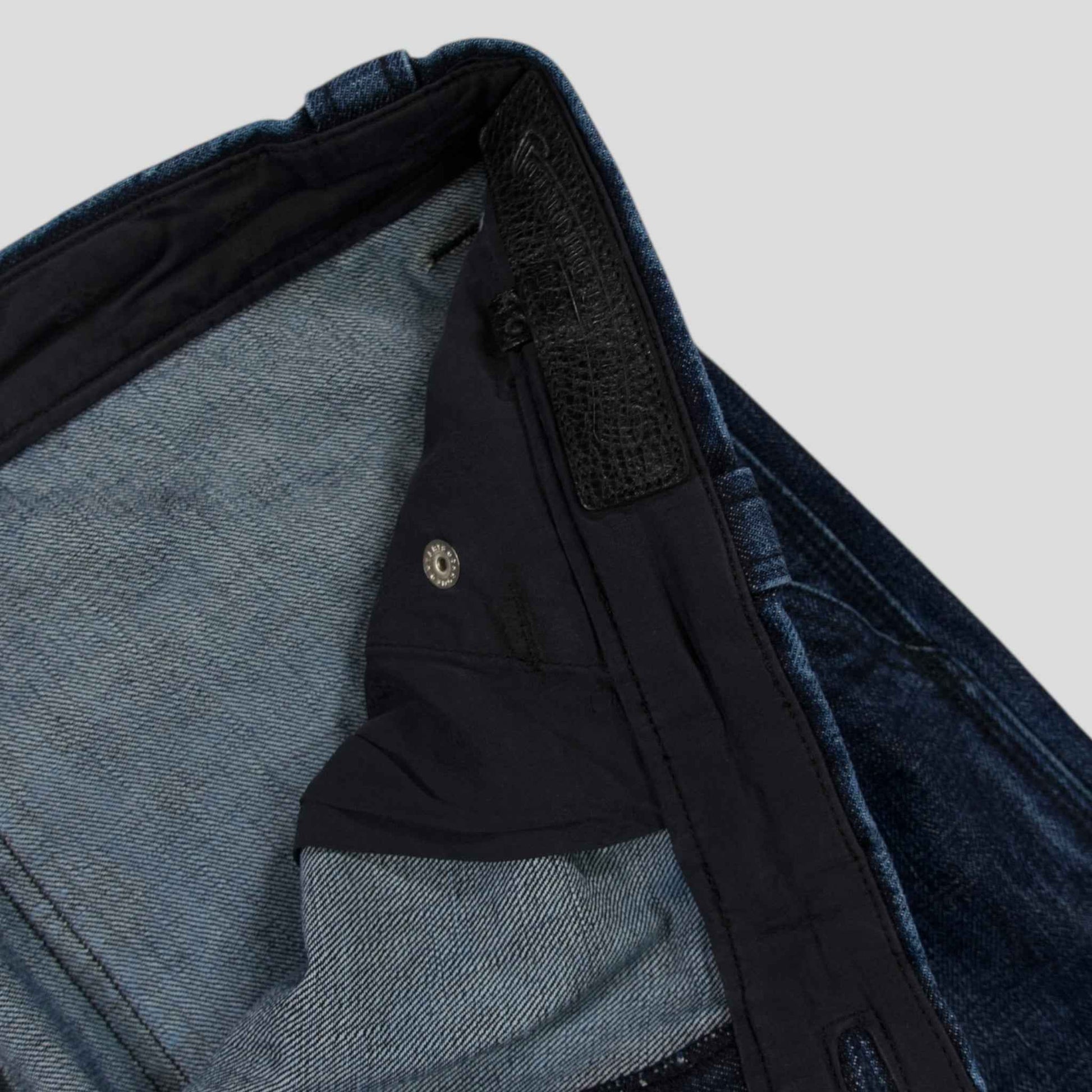 Chrome Hearts Double Turbo Diesel Carpenter Pants in Dark Wash