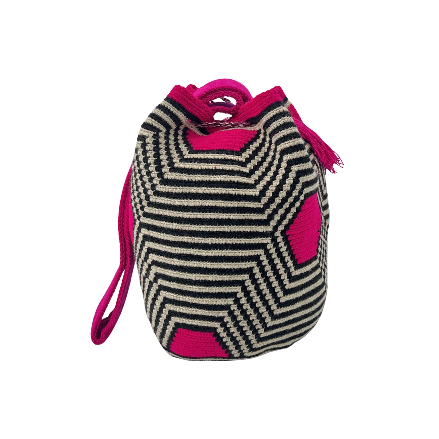 Authentic Wayuu Bag - Large Handmade Colombian Mochila - Handwoven Tribal Crossbody Shoulder Bag for Women - Unique