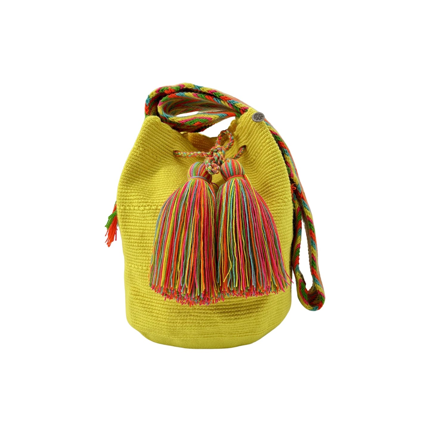 Authentic Wayuu Bag - Large Handmade Colombian Mochila - Handwoven Tribal Crossbody Shoulder Bag for Women - Unique