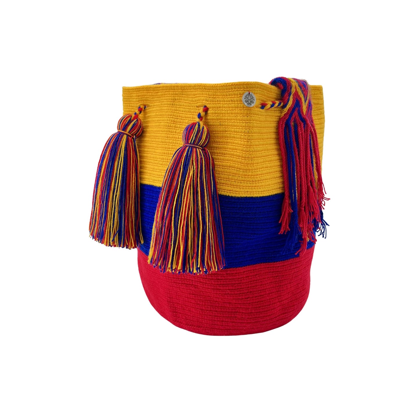 Authentic Wayuu Bag - Large Handmade Colombian Mochila - Handwoven Tribal Crossbody Shoulder Bag for Women - Unique
