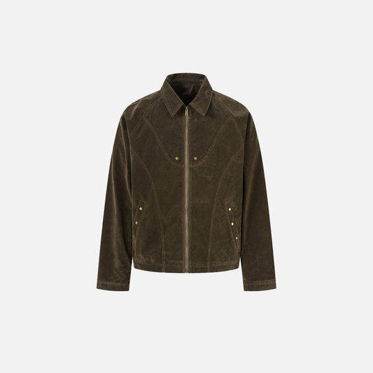 Deconstructed Split Design Solid Color Lapel Jacket - Luxuryurbanwear
