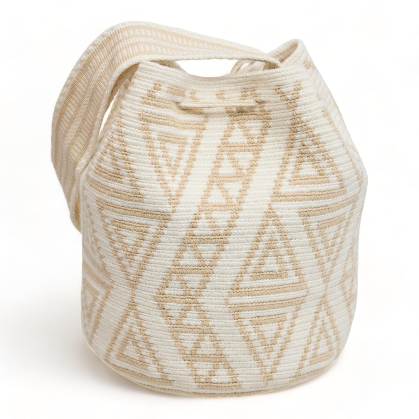MEDIUM Wayuu Mochila Bag For Women original bolsa tejida colombiana authentic crochet pattern Gift from Colombia | AUTHENTIC WAYUU