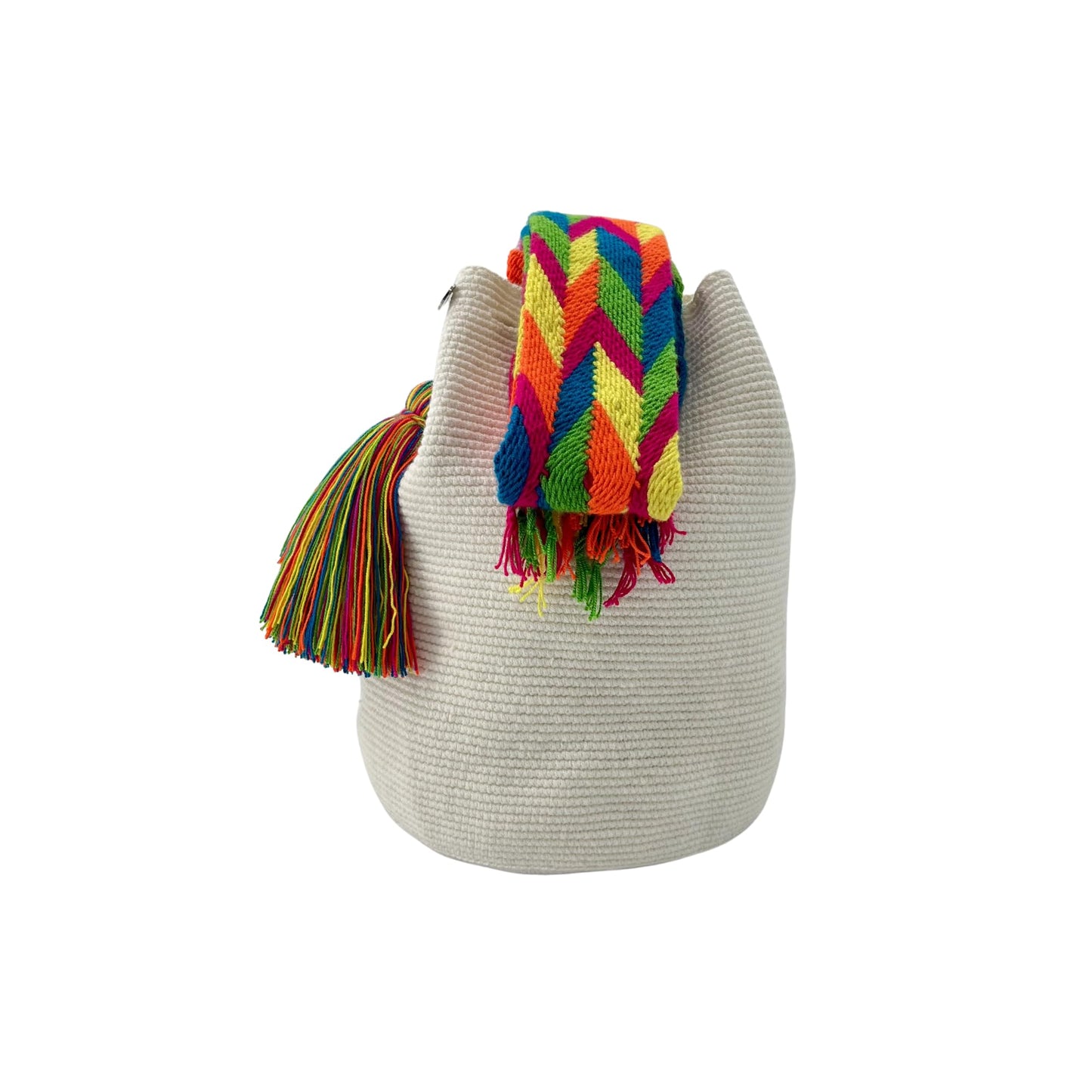 Authentic Wayuu Bag - Large Handmade Colombian Mochila - Handwoven Tribal Crossbody Shoulder Bag for Women - Unique