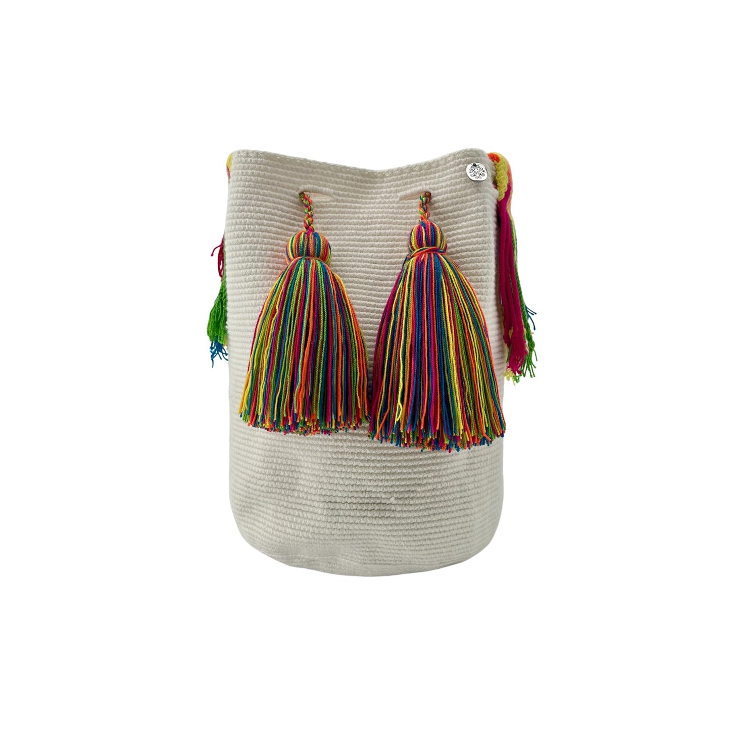 Authentic Wayuu Bag - Large Handmade Colombian Mochila - Handwoven Tribal Crossbody Shoulder Bag for Women - Unique