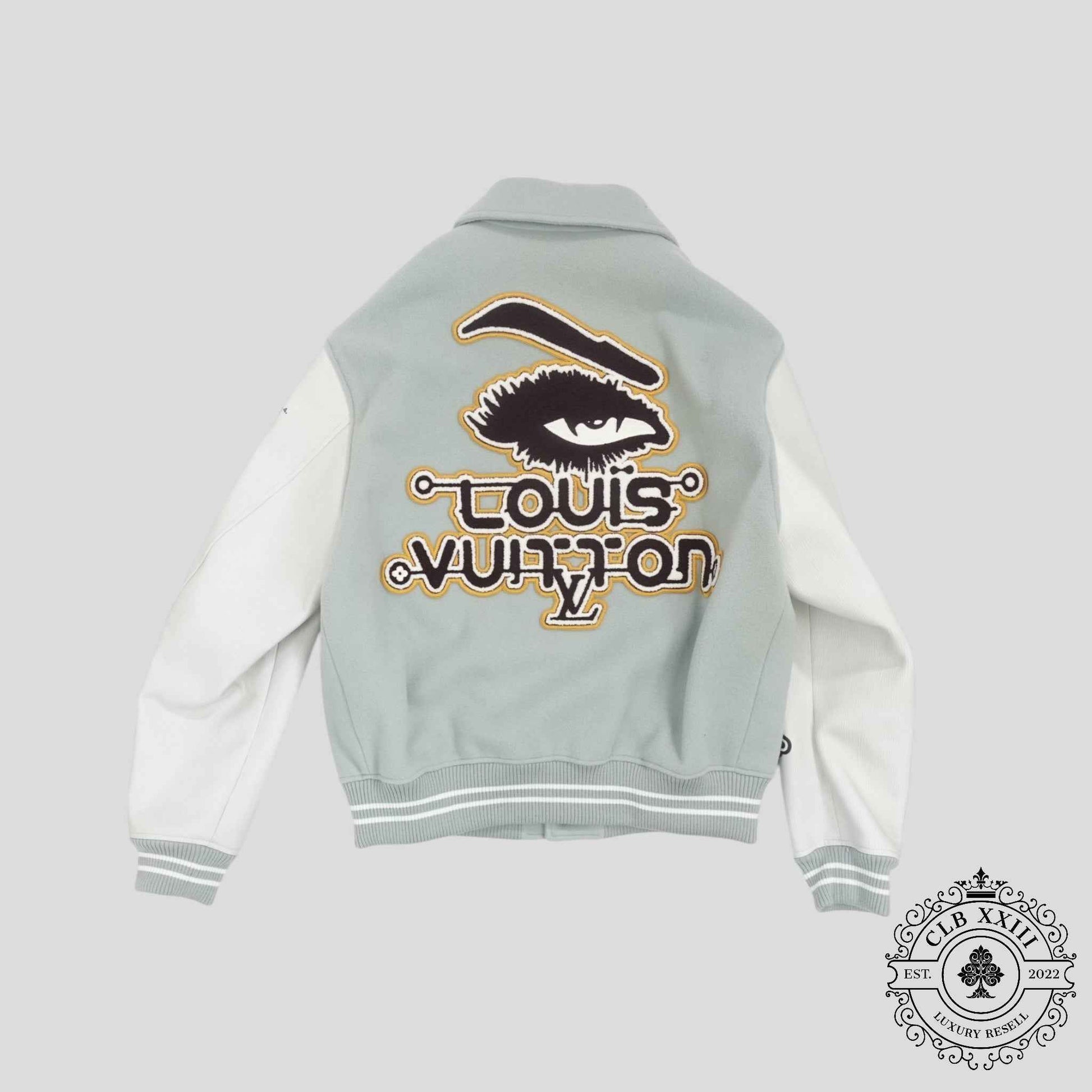 Louis Vuitton Studios Varsity Jacket in Blue