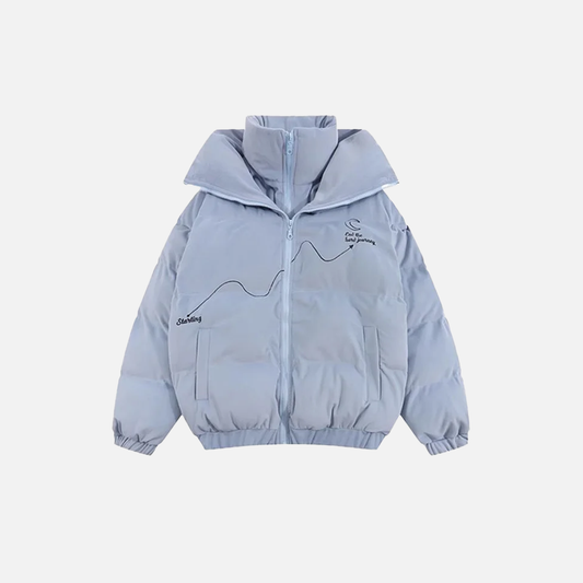 Cottagecore Warm Buddle Puffer Jacket - Luxuryurbanwear