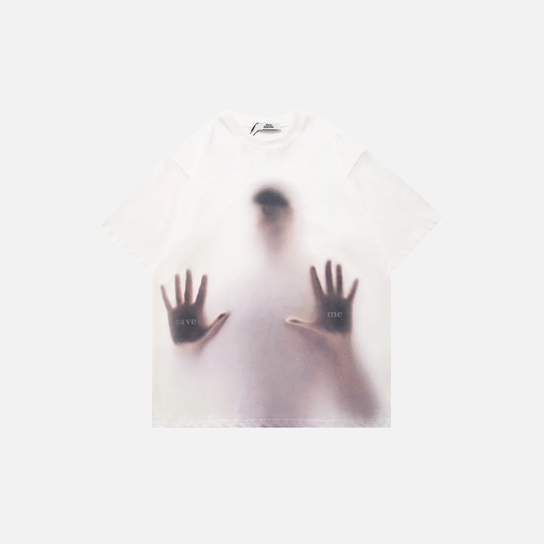 Lightweight Save Me Graphic Summer T-Shirt - Luxuryurbanwear
