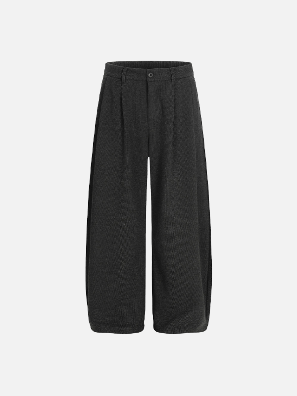 Stylish Relaxed Pleated Casual Suit Pants - Luxuryurbanwear
