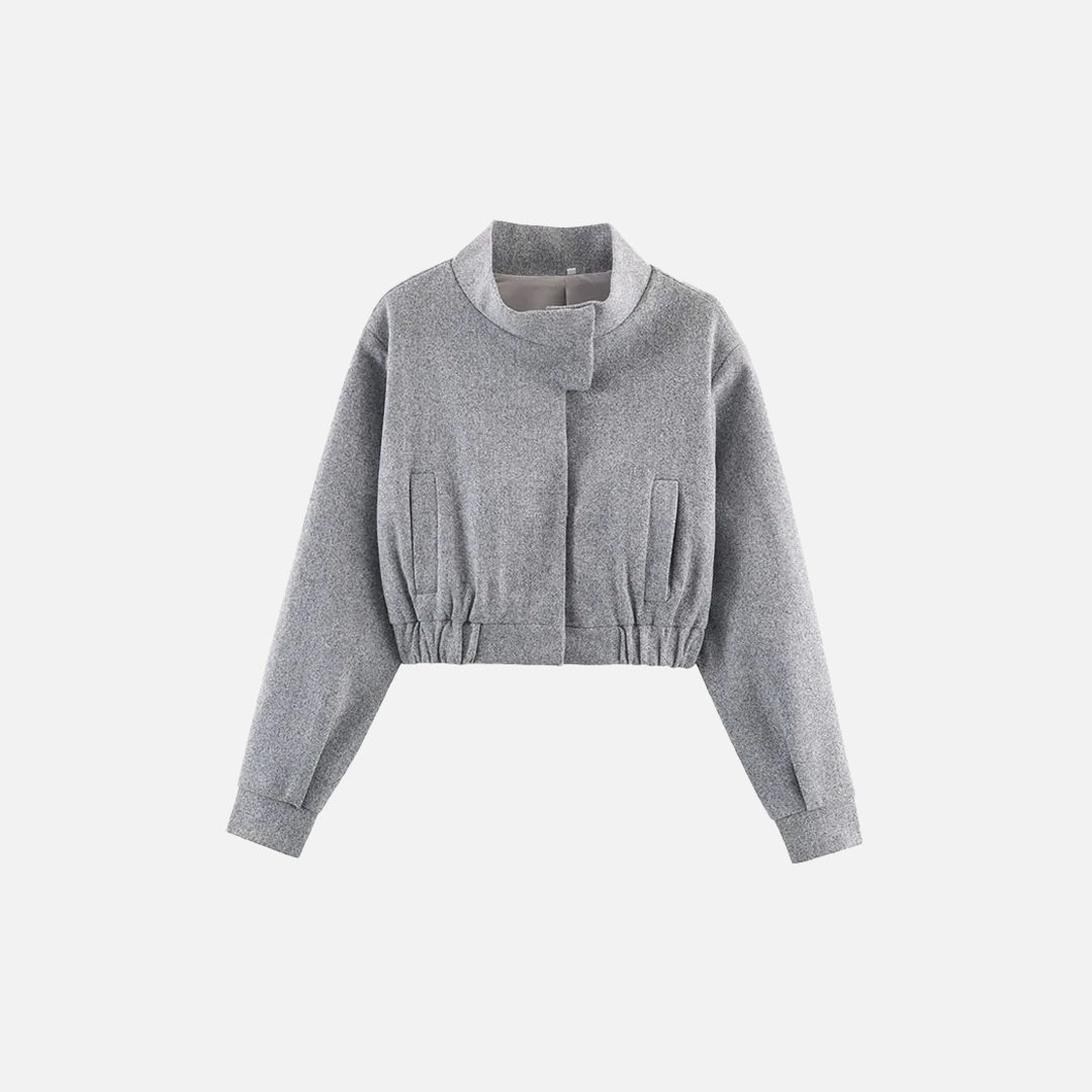 Streetwear Woolen Slim Fit Casual Jacket - Luxuryurbanwear