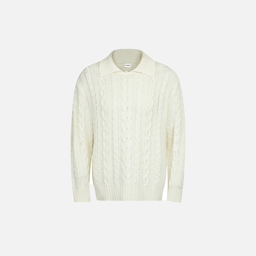 Winter Men Stylish Oversized Collar Casual Sweater - Luxuryurbanwear