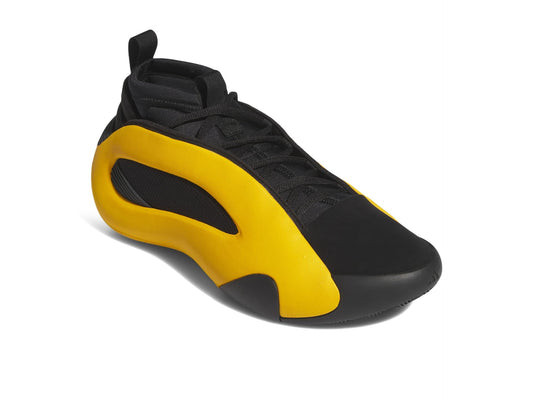 adidas Mens Harden Volume 8 Basketball Sneaker Crew Yellow/Black/Silver Metallic 6.5