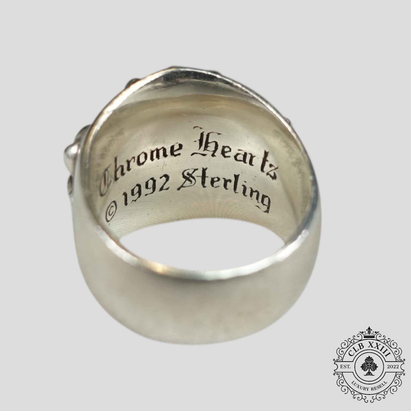 CHROME HEARTS KEEPER RING