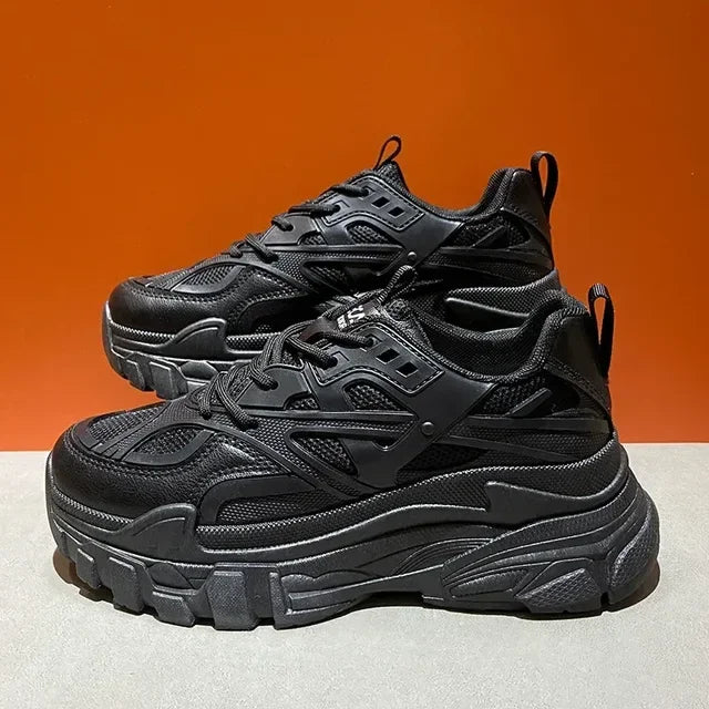 Versatile Thick soled Dad Shoes for Girls New Student White Shoes - Luxuryurbanwear