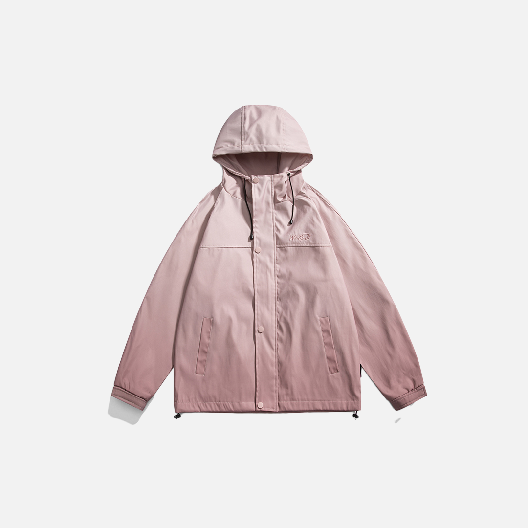 Y2K Streetwear Gradient Tie Dye Hooded Windbreaker Jacket - Luxuryurbanwear