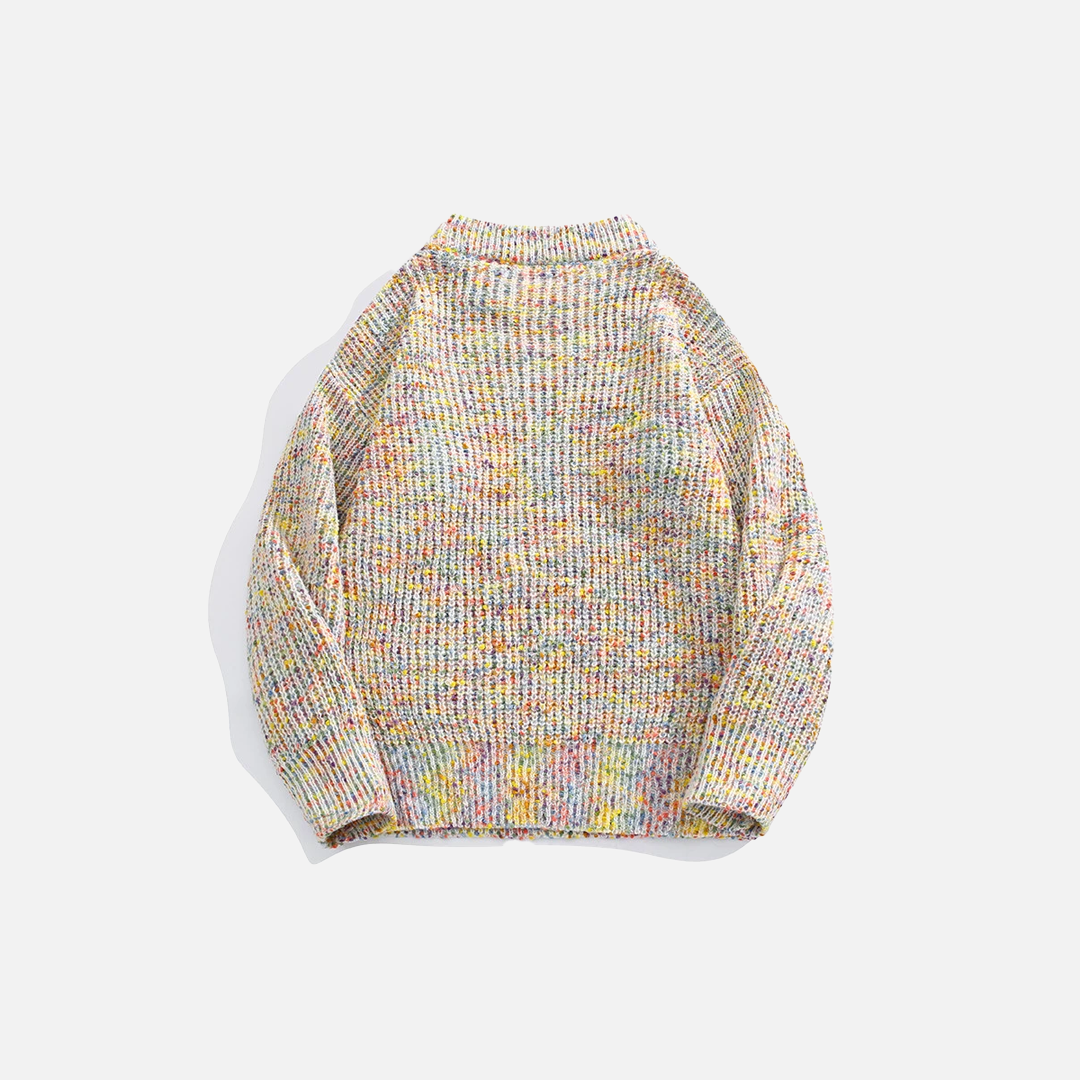 Cozy Colorful Japanese Style Knitwear Sweater - Luxuryurbanwear
