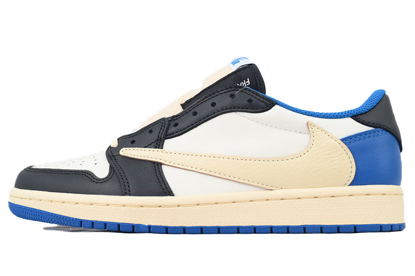 Custom Air Jordan 1 Low Fragment x T-Scott - DM7866-140
