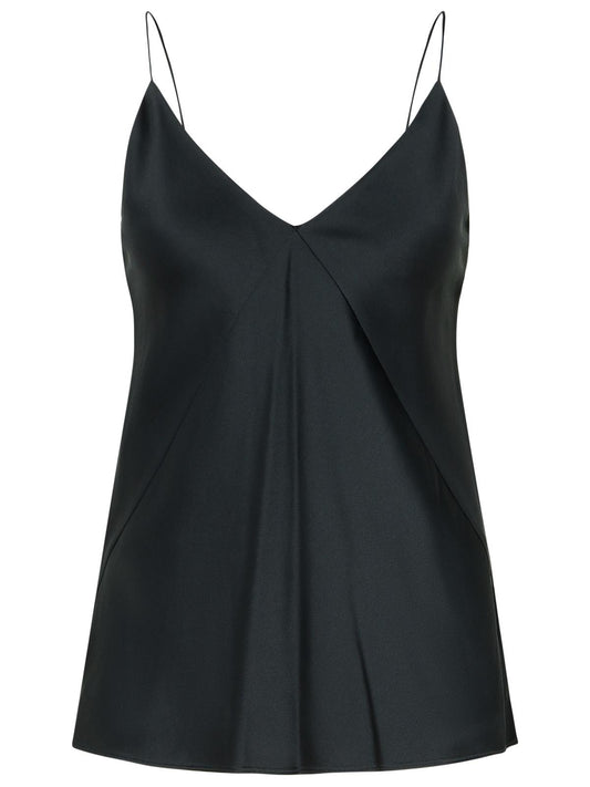Max Mara 'Metello' Black Silk Top Women