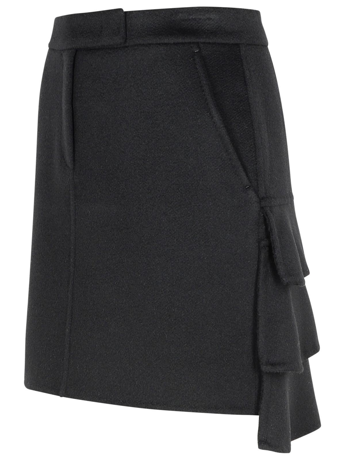 Max Mara 'Caro' Black Camel Miniskirt Women