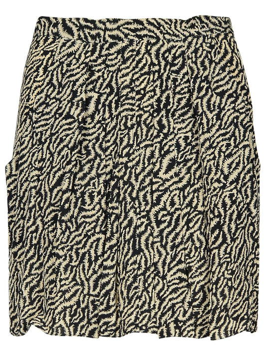Isabel Marant Etoile 'Violaine' Two-Tone Viscose Miniskirt Women