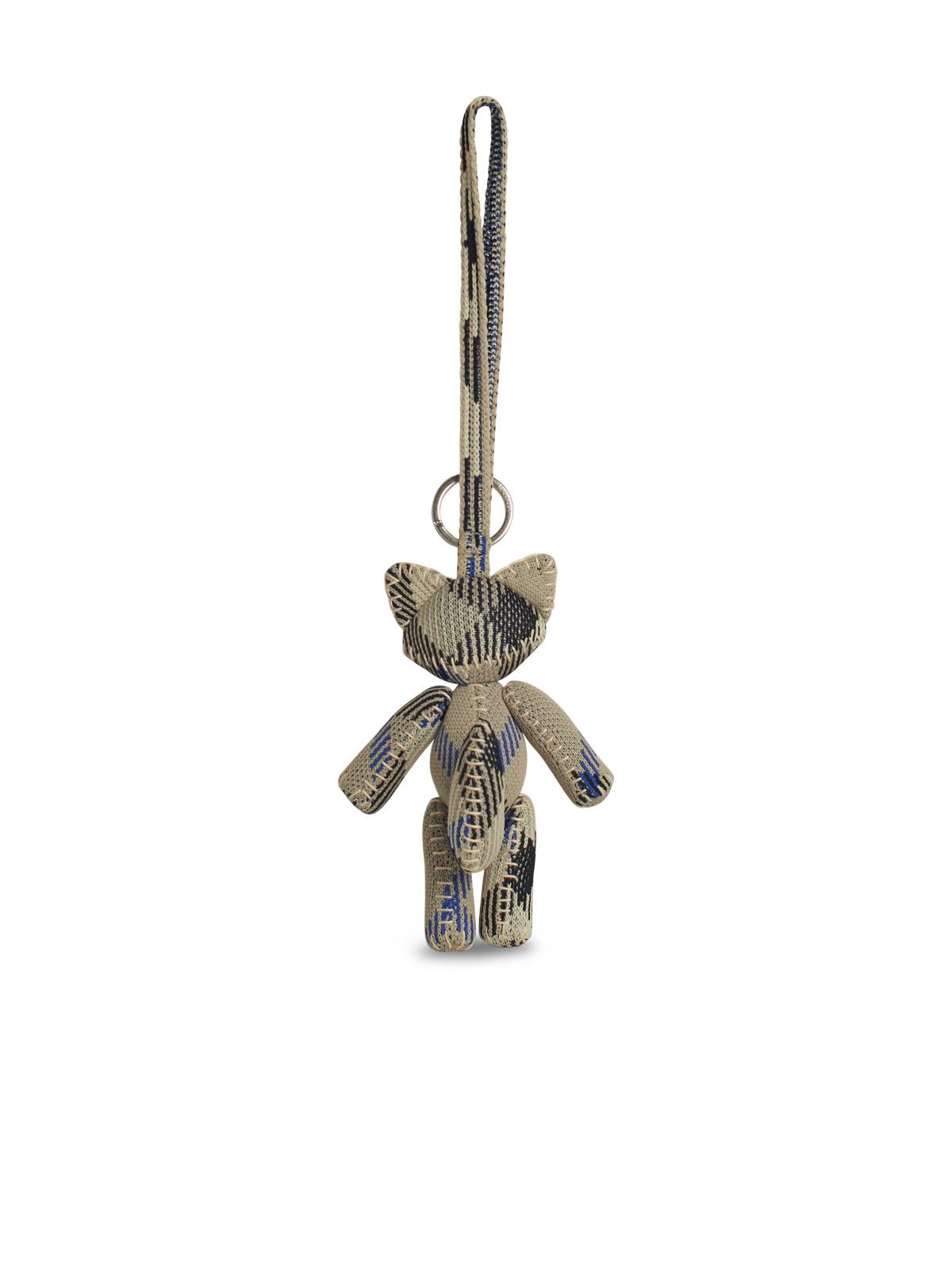 Burberry 'Foxy' Beige Polyamide Keyring Women