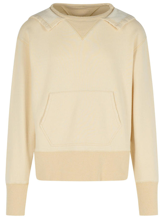 Maison Margiela 'Pilling' Cream Cotton Sweater Men