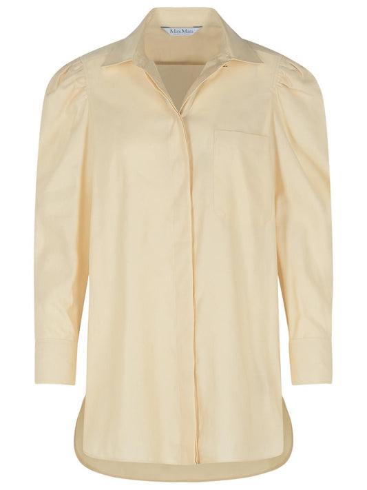 Max Mara 'Faraday' Cream Cotton Shirt Women