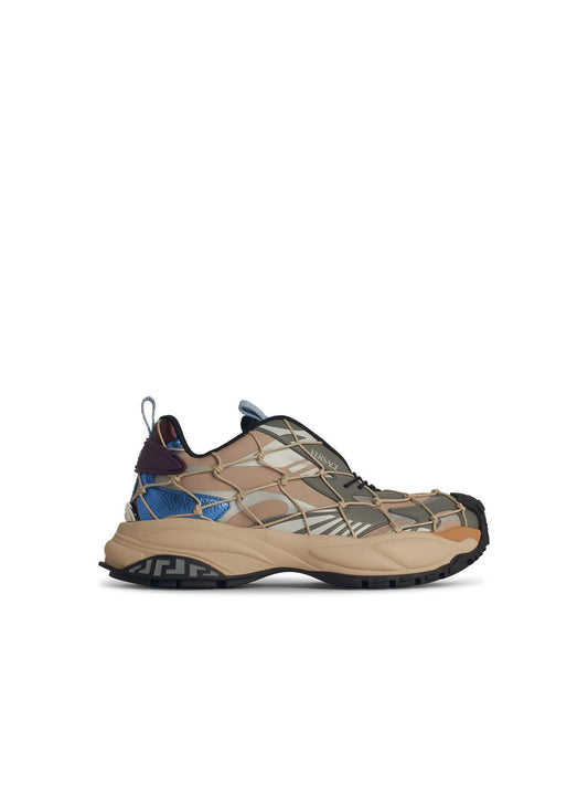 Versace 'Mercury' Multicolor Polyester Sneakers Men